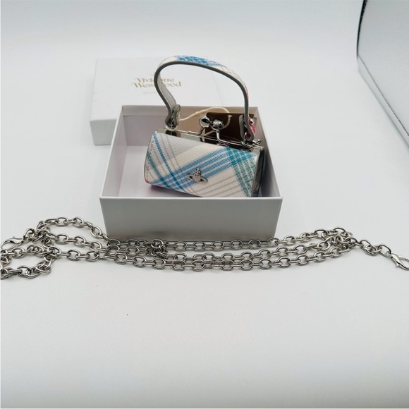 Vivienne Westwood Tartan Mini Handbag - Picture 9 of 11